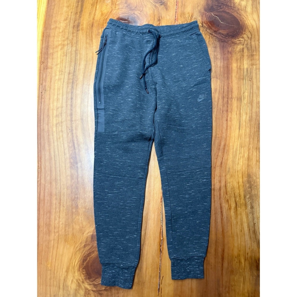 Nike Tech Fleece Joggers Mens Pants Medium Knit Heather Drawstring Cotton G4-21